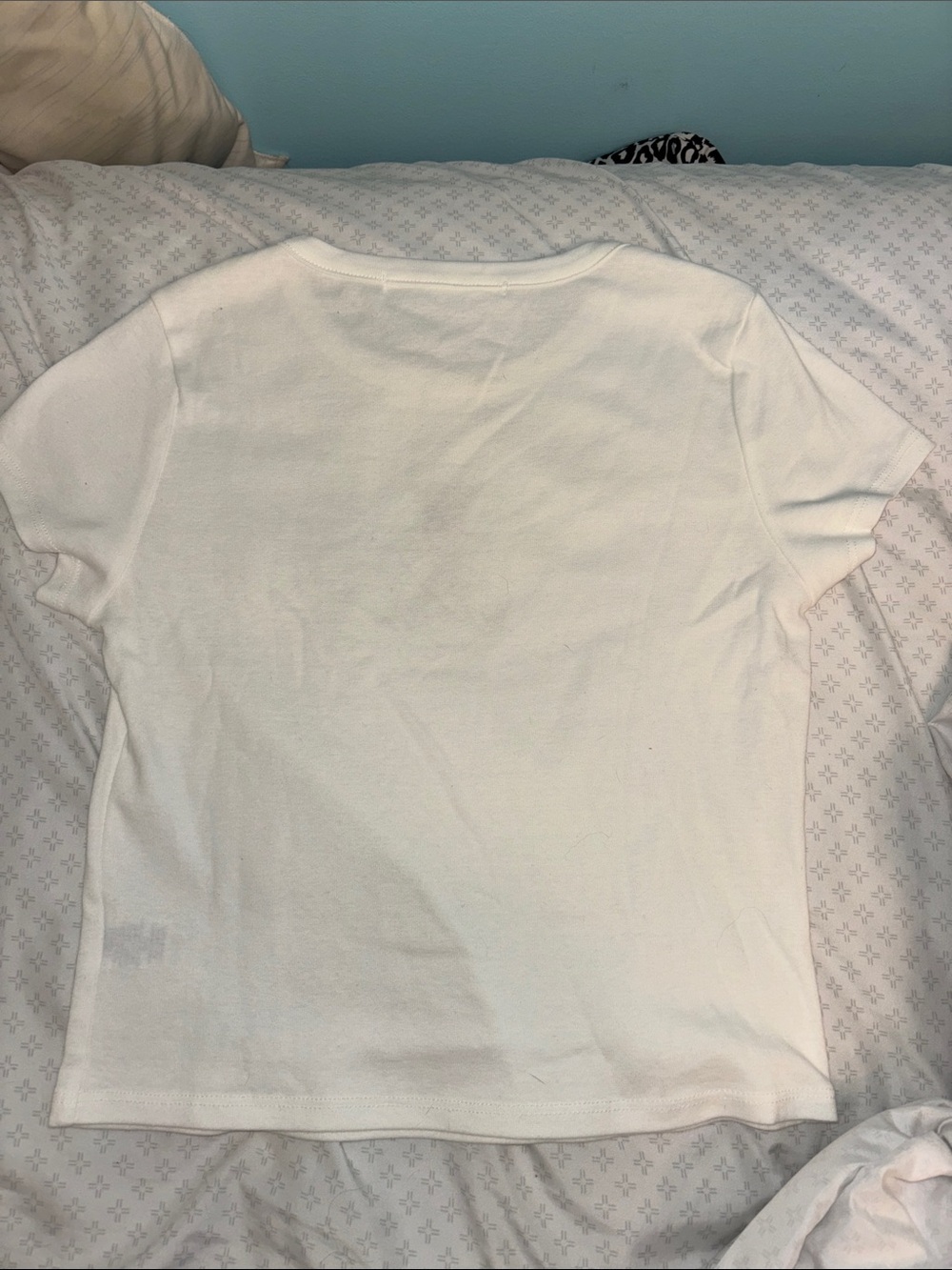 Altar'd State White Tee with Pink Bow & Gold Martini Graphic - Picture 2 of 2